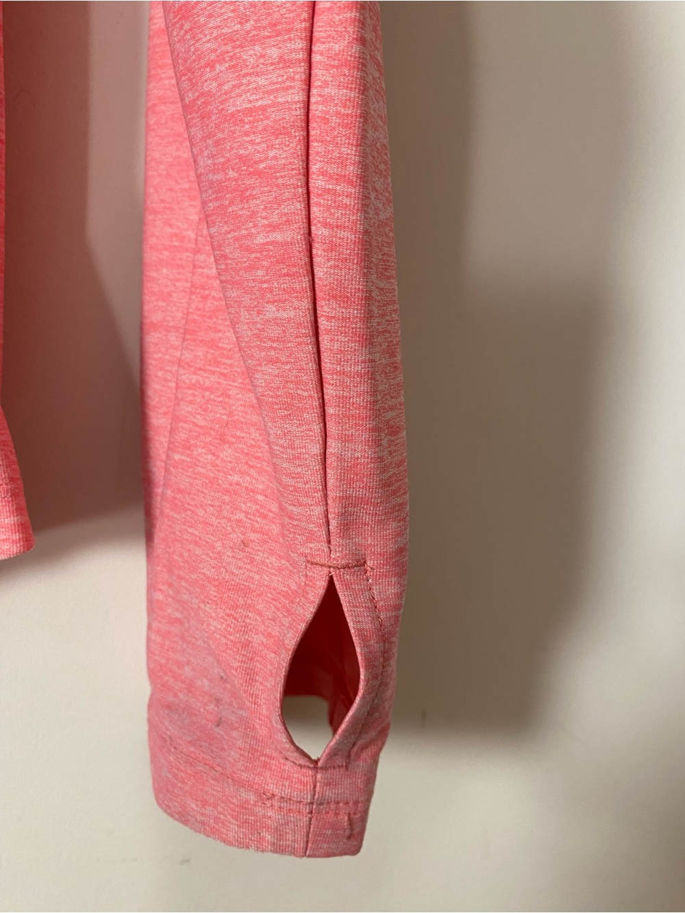 Tuff Athletics Coral Pink Zip Hoodie - Picture 4 of 7